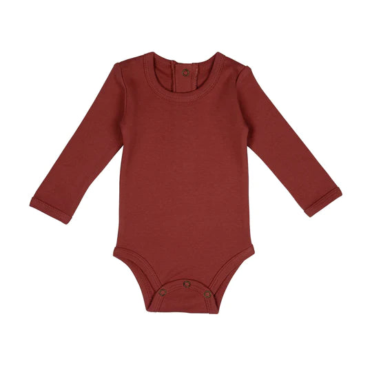 Organic Long Sleeve Bodysuit - Pitter Patter Boutique