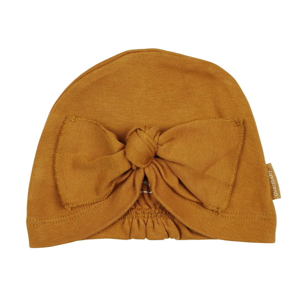 L'oved Baby Butterscotch Knotted Turban