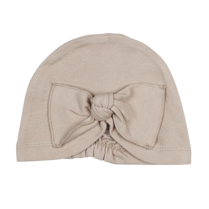 L'oved Baby Oatmeal Knotted Turban