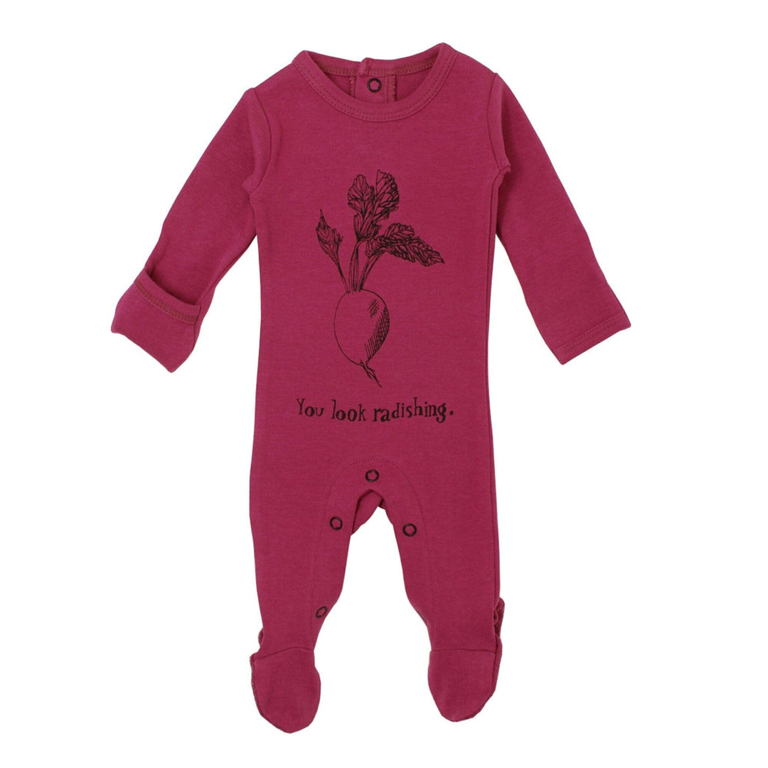 L'oved Baby - Organic Cotton Footie (Preemie/Newborn & 0-3 Months) - Pitter Patter Boutique
