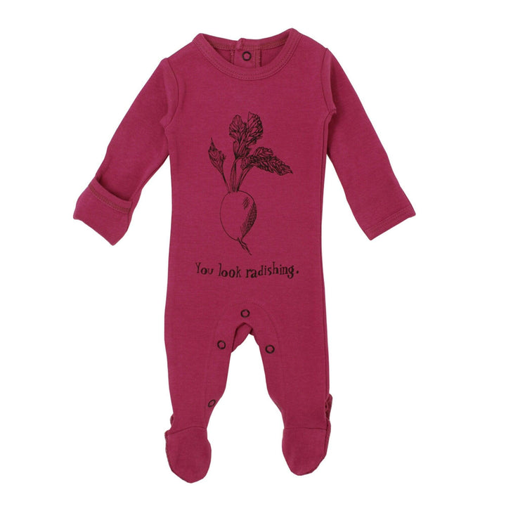 L'oved Baby - Organic Cotton Footie (Preemie/Newborn & 0-3 Months) - Pitter Patter Boutique