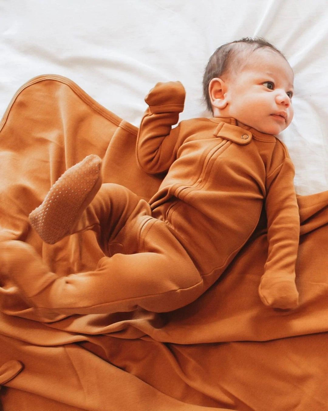 L'oved Baby - Organic Cotton Footie (Preemie/Newborn & 0-3 Months) - Pitter Patter Boutique