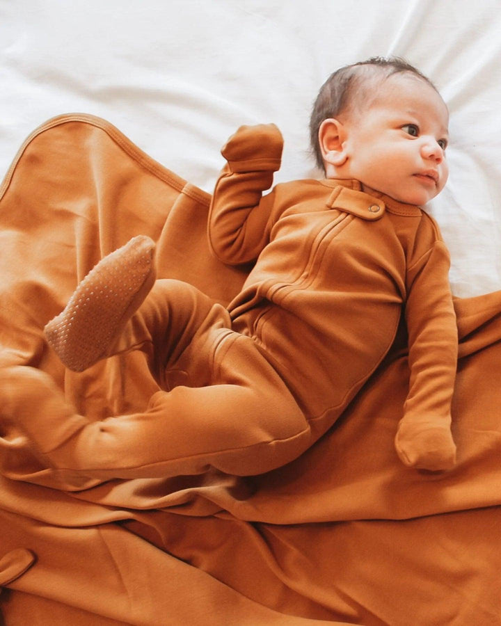 L'oved Baby - Organic Cotton Footie (Preemie/Newborn & 0-3 Months) - Pitter Patter Boutique