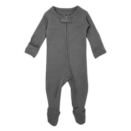 L'oved Baby - Organic Cotton Zippered Footie (3-6m, 6-9m & 9-12m) - Pitter Patter Boutique