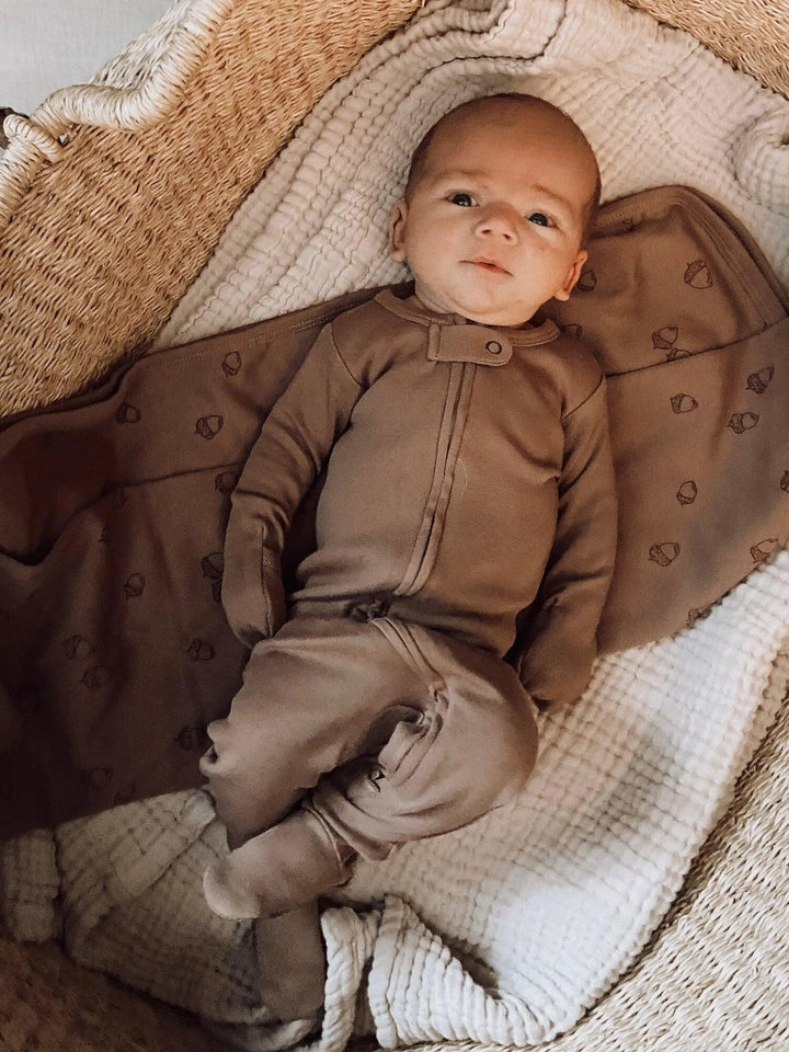 L'oved Baby - Organic Cotton Footie (Preemie/Newborn & 0-3 Months) - Pitter Patter Boutique