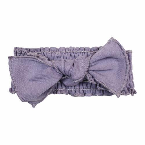 L'oved Baby - Organic Smocked Tie Headband - Pitter Patter Boutique