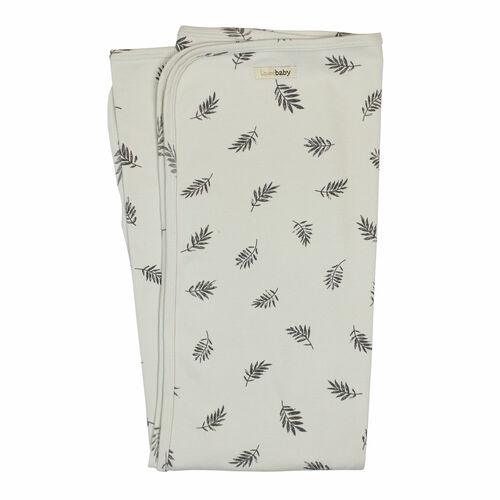 L'oved Baby Stone Fern Organic Cotton Swaddle