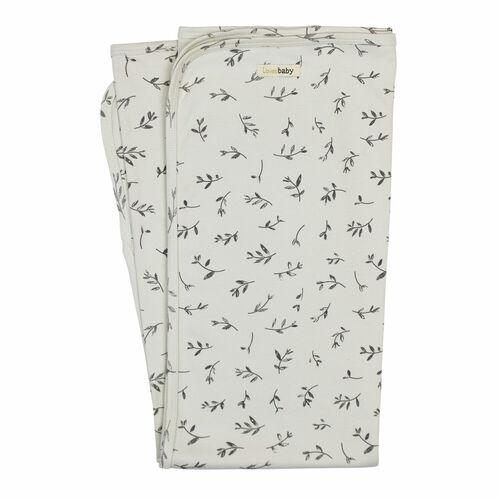 L'oved Baby Stone Flower Organic Cotton Swaddle