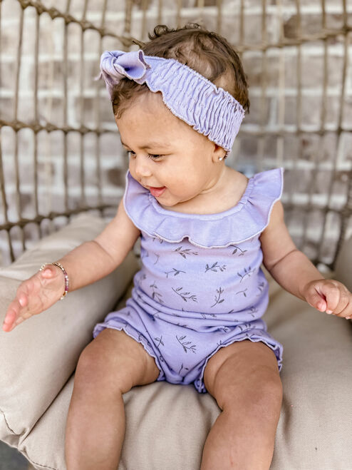 Printed Bubble Romper - Pitter Patter Boutique