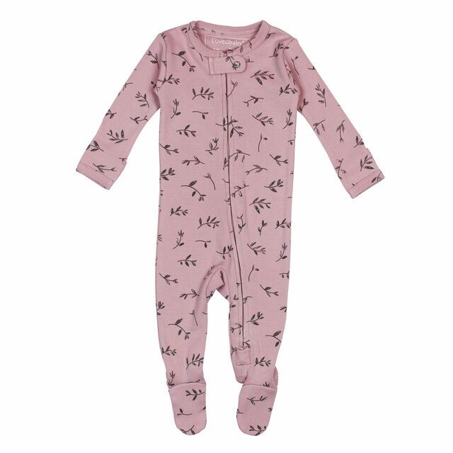 L'oved Baby - Organic Cotton Zippered Footie (3-6m, 6-9m & 9-12m) - Pitter Patter Boutique