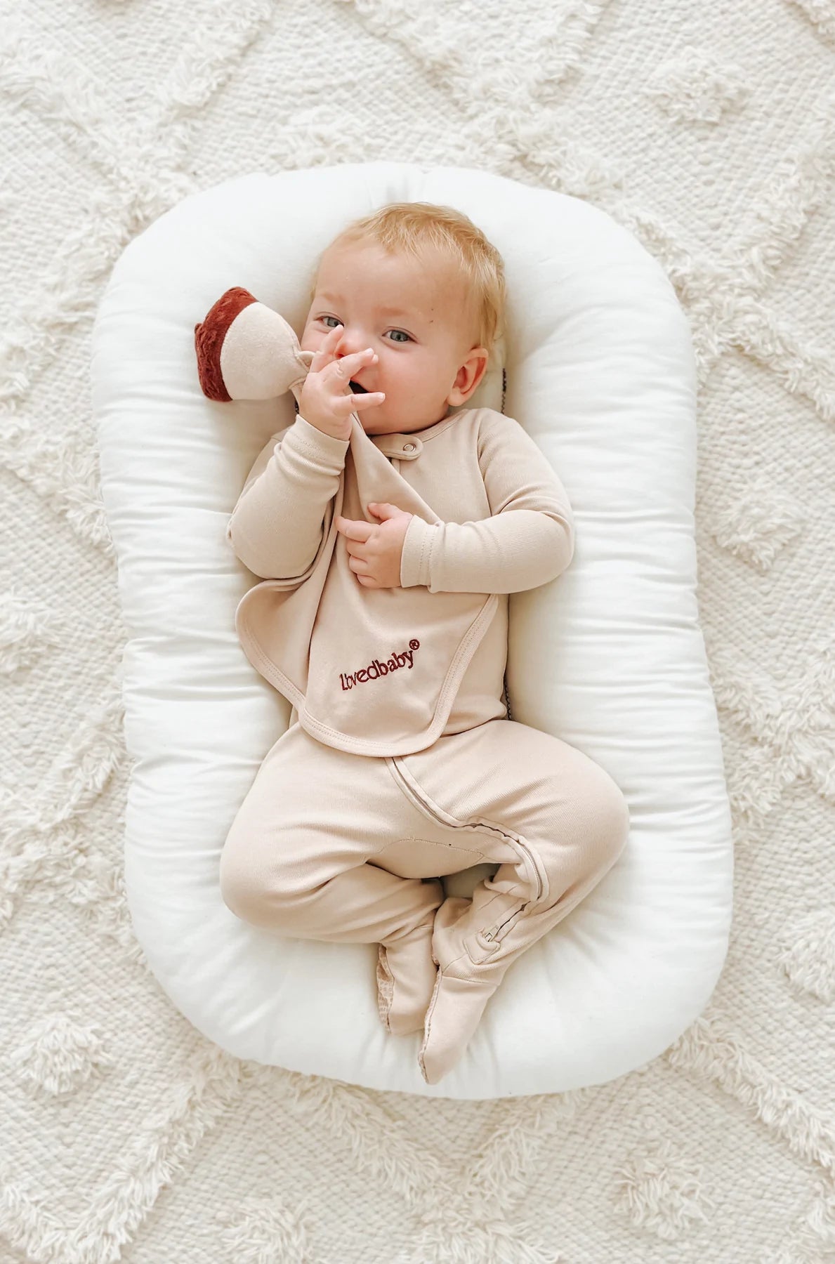 Organic Cotton Lovey - Pitter Patter Boutique