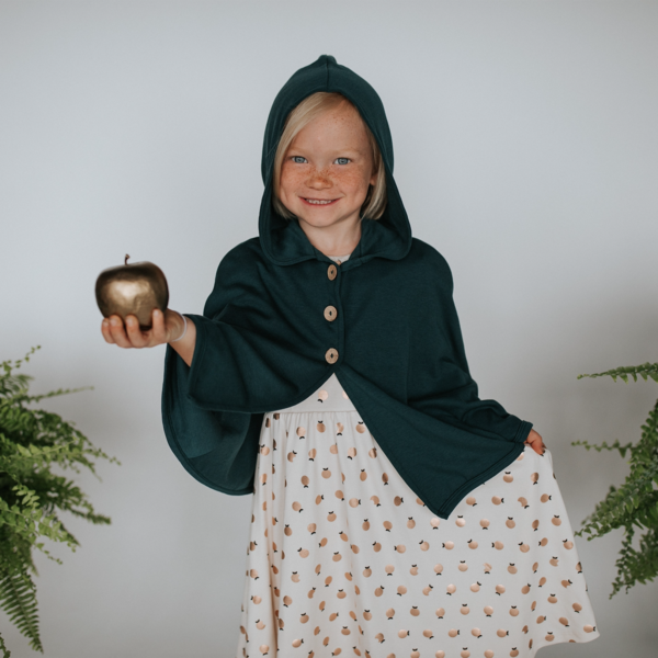 Little & Lively - Bamboo/Cotton Double Layer Hooded Cape - Pitter Patter Boutique