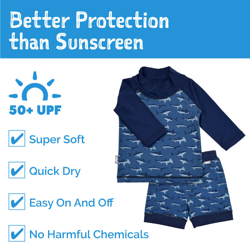 Jan & Jul - 2pc UV Swimsuit - Large (18-36m) - Pitter Patter Boutique