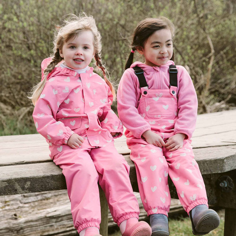 Jan & Jul - Fleece Lined Rain Overalls - Pitter Patter Boutique