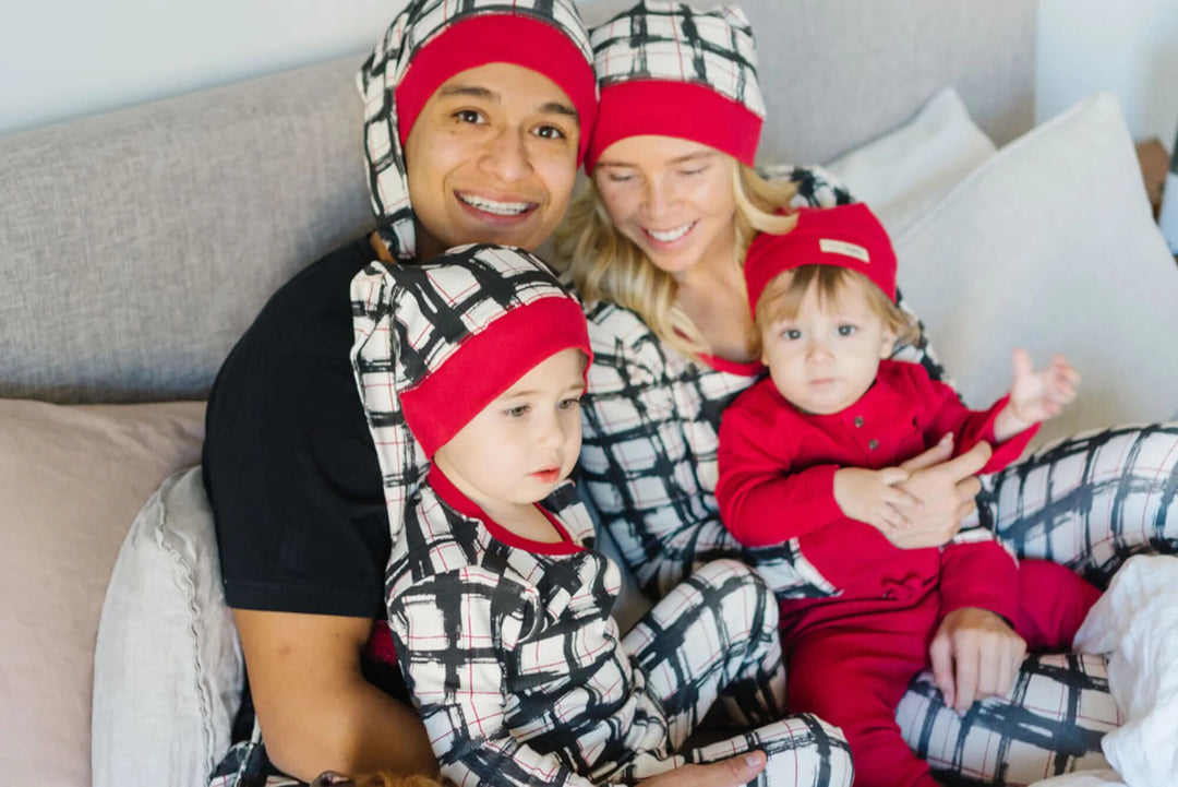 L'oved Baby - Holiday Women's 2 piece Lounge Set with Cap Organic Cotton - Pitter Patter Boutique