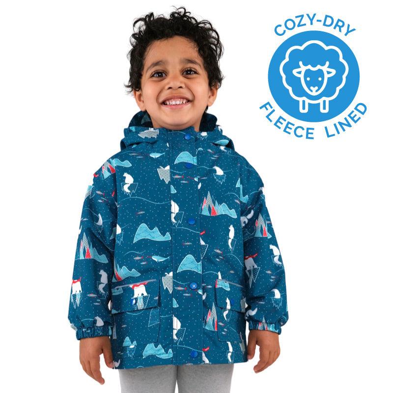 Jan & Jul - Fleece Lined Rain Jacket - Pitter Patter Boutique