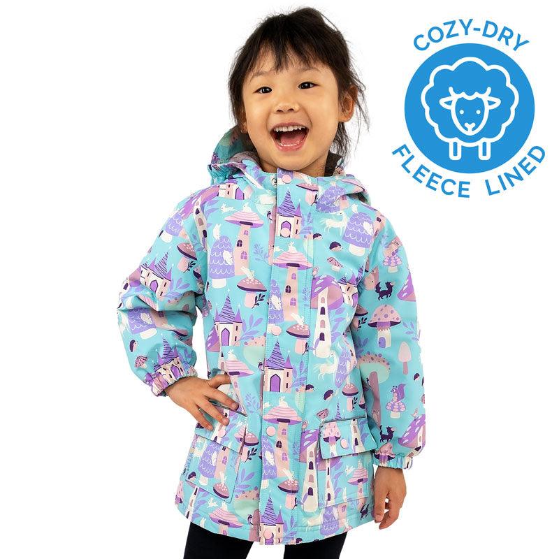 Jan & Jul - Fleece Lined Rain Jacket - Pitter Patter Boutique