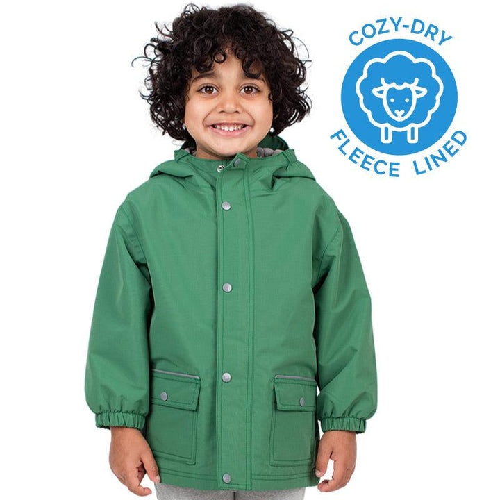 Jan & Jul - Fleece Lined Rain Jacket - Pitter Patter Boutique