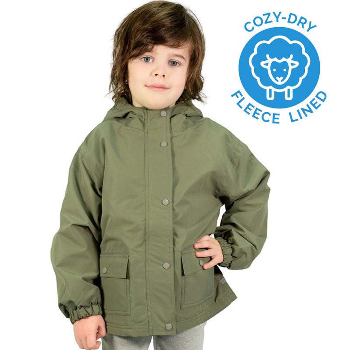 Jan & Jul - Fleece Lined Rain Jacket - Pitter Patter Boutique