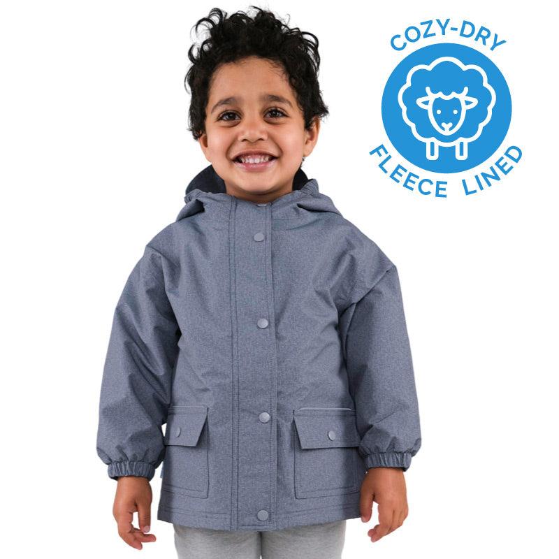 Jan & Jul - Fleece Lined Rain Jacket - Pitter Patter Boutique