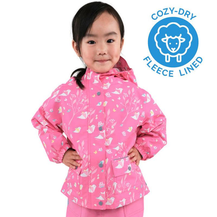 Jan & Jul - Fleece Lined Rain Jacket - Pitter Patter Boutique