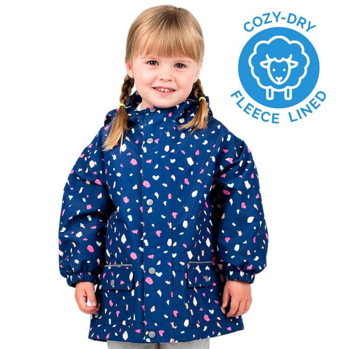 Jan & Jul - Fleece Lined Rain Jacket - Pitter Patter Boutique