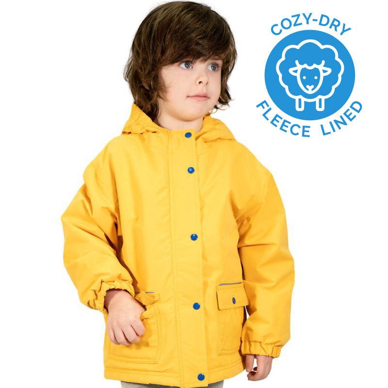 Jan & Jul - Fleece Lined Rain Jacket - Pitter Patter Boutique