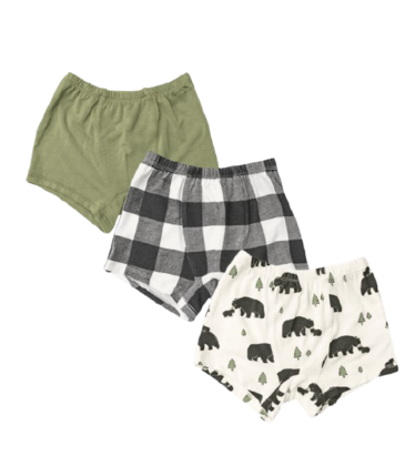 Angel Dear - 3 Pack Bamboo Boxer Briefs - Pitter Patter Boutique