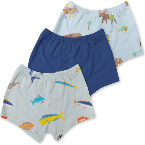 Angel Dear - 3 Pack Bamboo Boxer Briefs - Pitter Patter Boutique