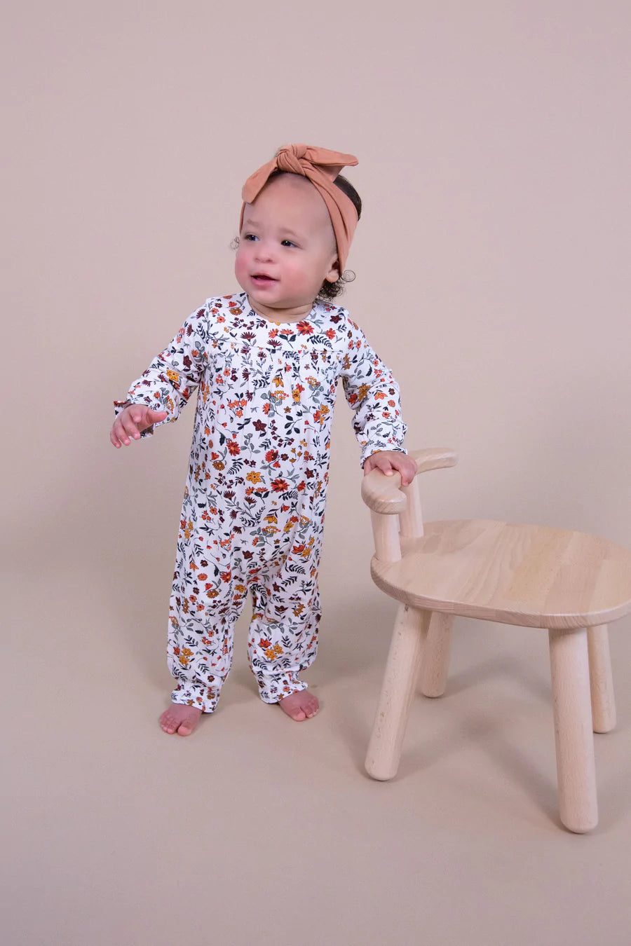 Angel Dear Smocked Romper - Pitter Patter Boutique