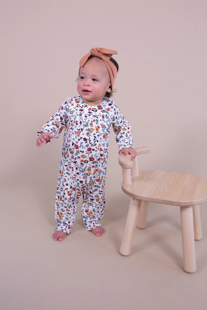 Angel Dear Smocked Romper - Pitter Patter Boutique