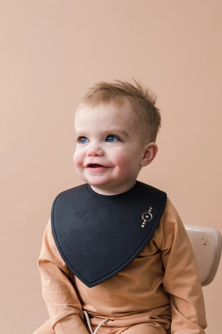 Bek & Jet - Vegan Leather Bib - Pitter Patter Boutique