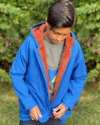 PK Beans - Unisex Cobalt Puddle Jumper Jacket - Pitter Patter Boutique