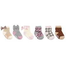 Robeez - 6 Pack Baby Socks - Pitter Patter Boutique