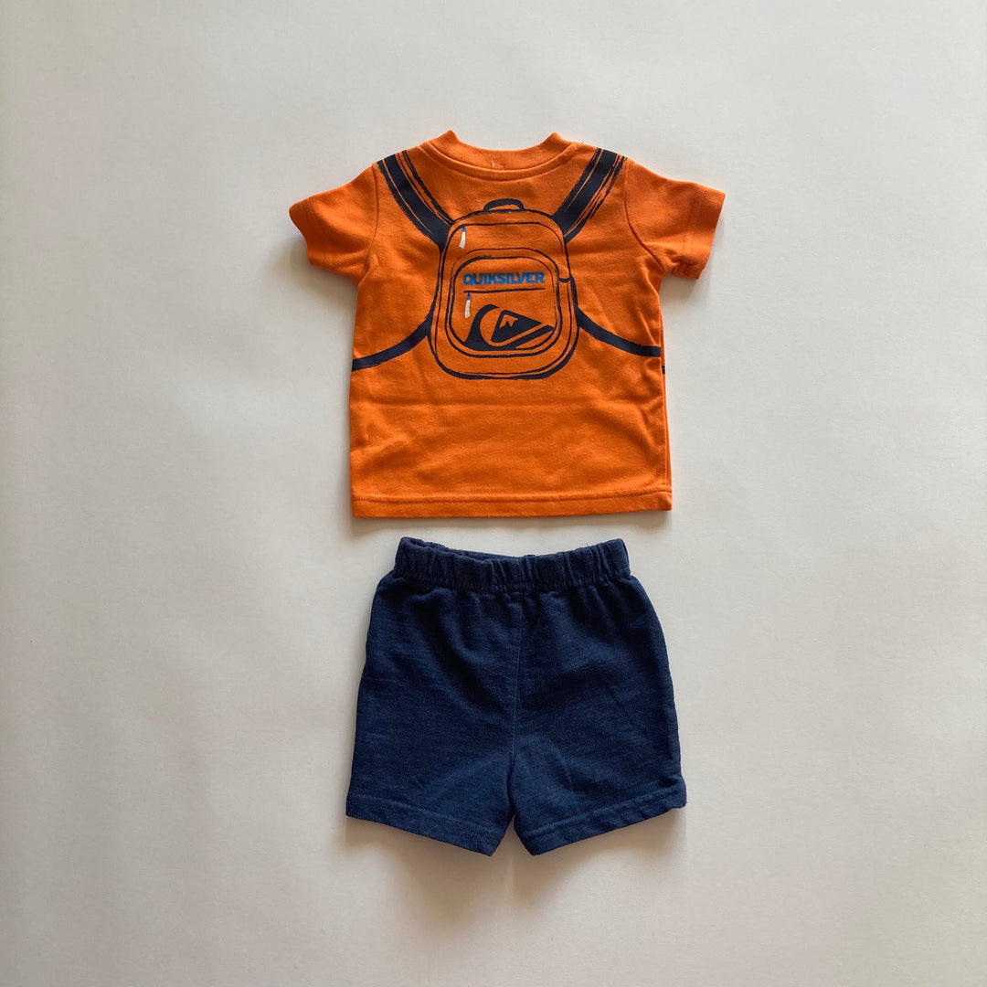 Quiksilver 2 piece Outfit - 0-3 Months - Pitter Patter Boutique