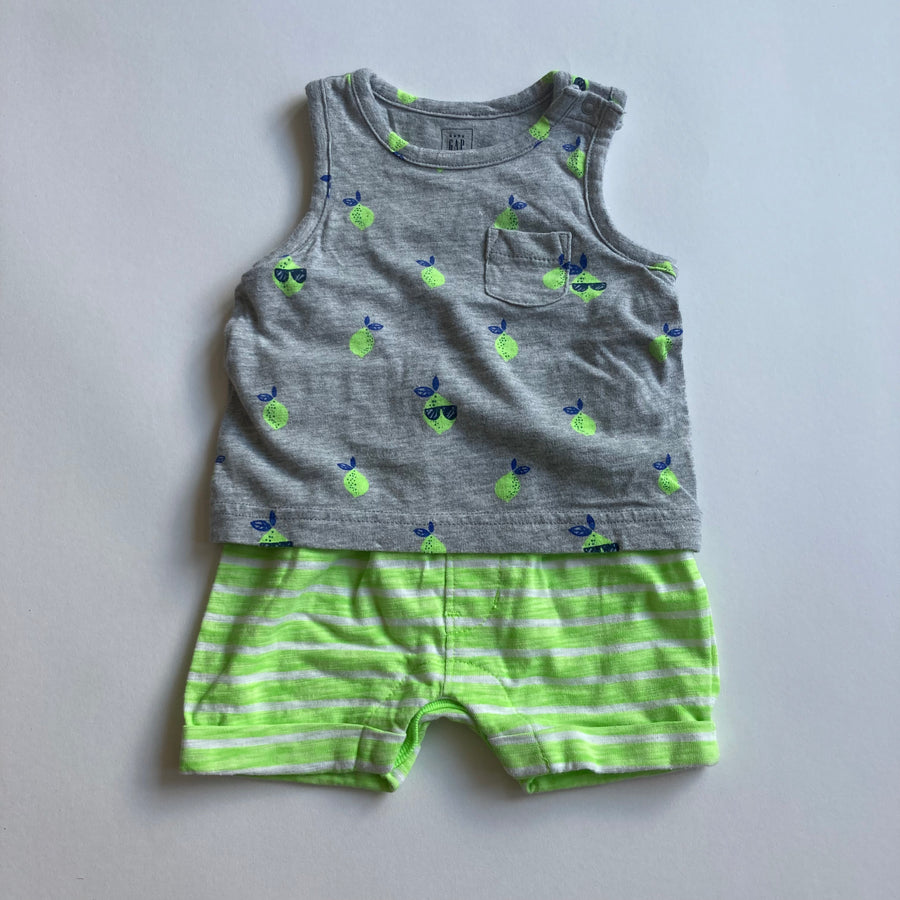 GAP Romper - Size 0-3 Months - Pitter Patter Boutique