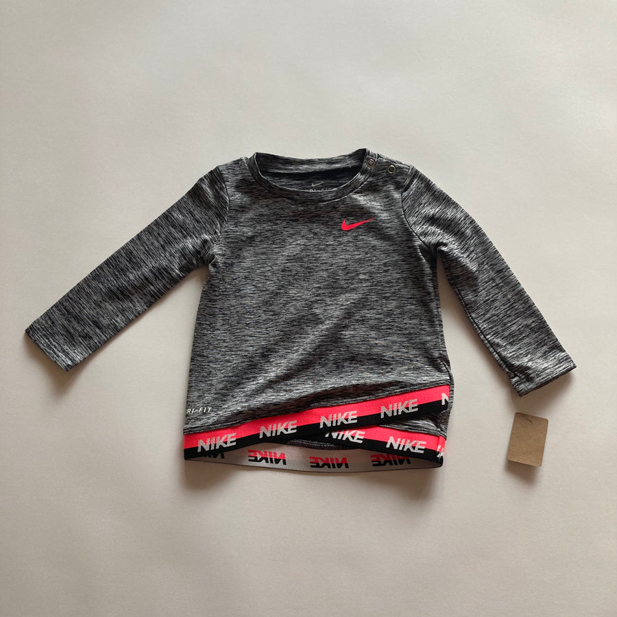 Nike Dri-Fit Long Sleeve Shirt - Size 12 Months - Pitter Patter Boutique