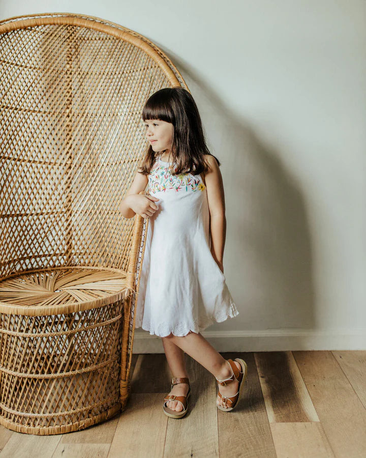 L'oved Baby - Embroidered Twirl Dress with Pockets - Pitter Patter Boutique