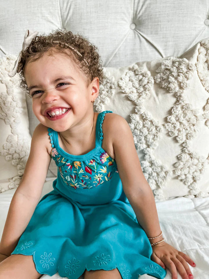 L'oved Baby - Embroidered Twirl Dress with Pockets - Pitter Patter Boutique