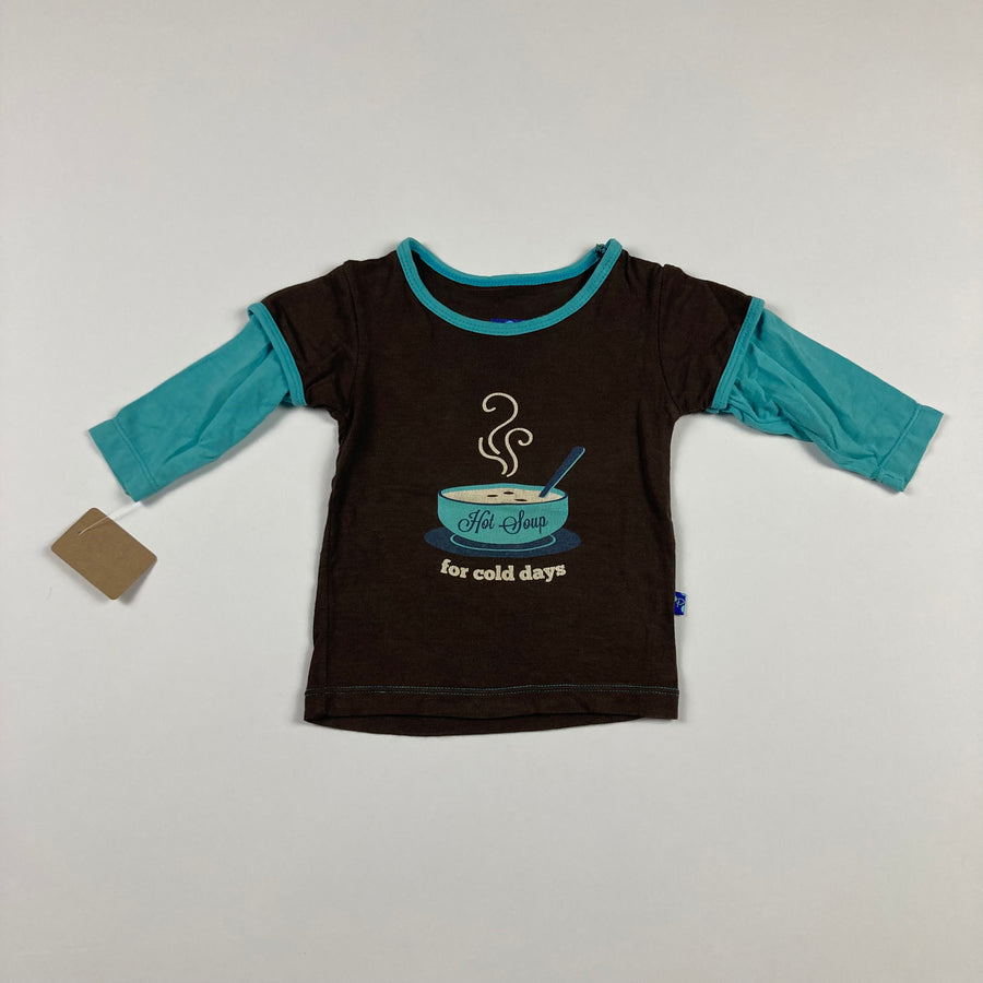 Kickee Pants Long Sleeve T-Shirt - 3-6 Months - Pitter Patter Boutique