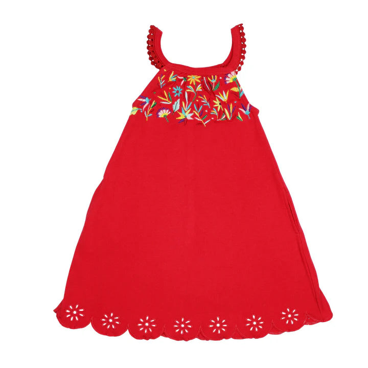 L'oved Baby - Embroidered Twirl Dress with Pockets - Pitter Patter Boutique