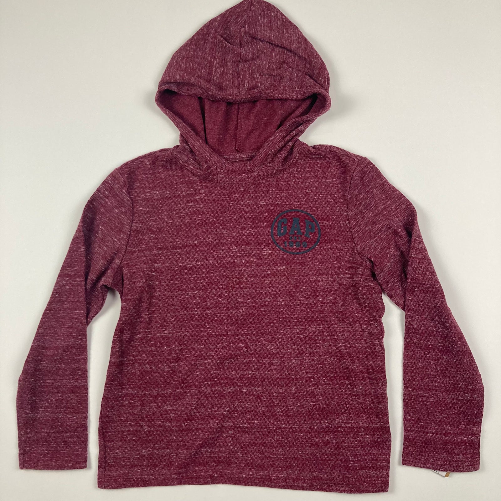 GAP Long Sleeve Hooded Top - Size 8Y (Youth Medium) - Pitter Patter Boutique