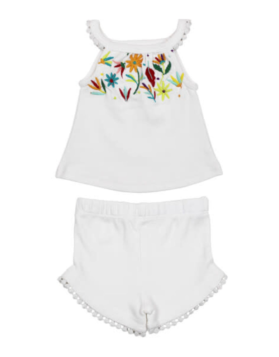 L'oved Baby - Embroidered Tank & Short Set - Pitter Patter Boutique