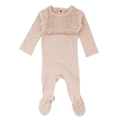 L'oved Baby - Organic Smocked Footie - Pitter Patter Boutique