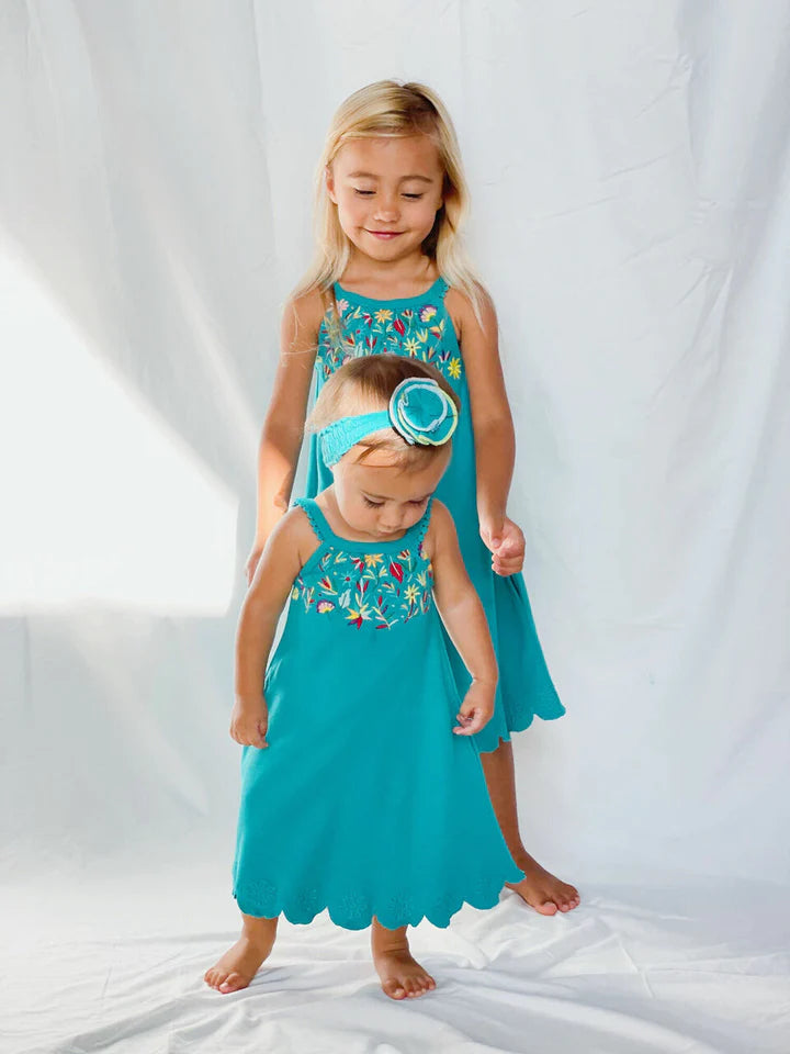 L'oved Baby - Embroidered Twirl Dress with Pockets - Pitter Patter Boutique