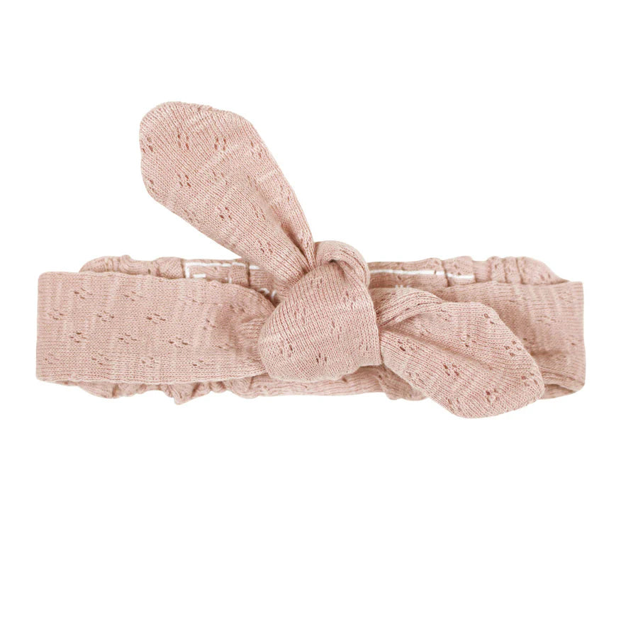 Pointelle Tie Headband - Pitter Patter Boutique