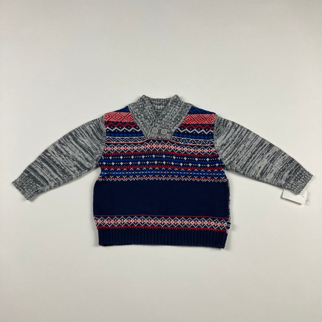 Nautica Sweater - Size 2T - Pitter Patter Boutique