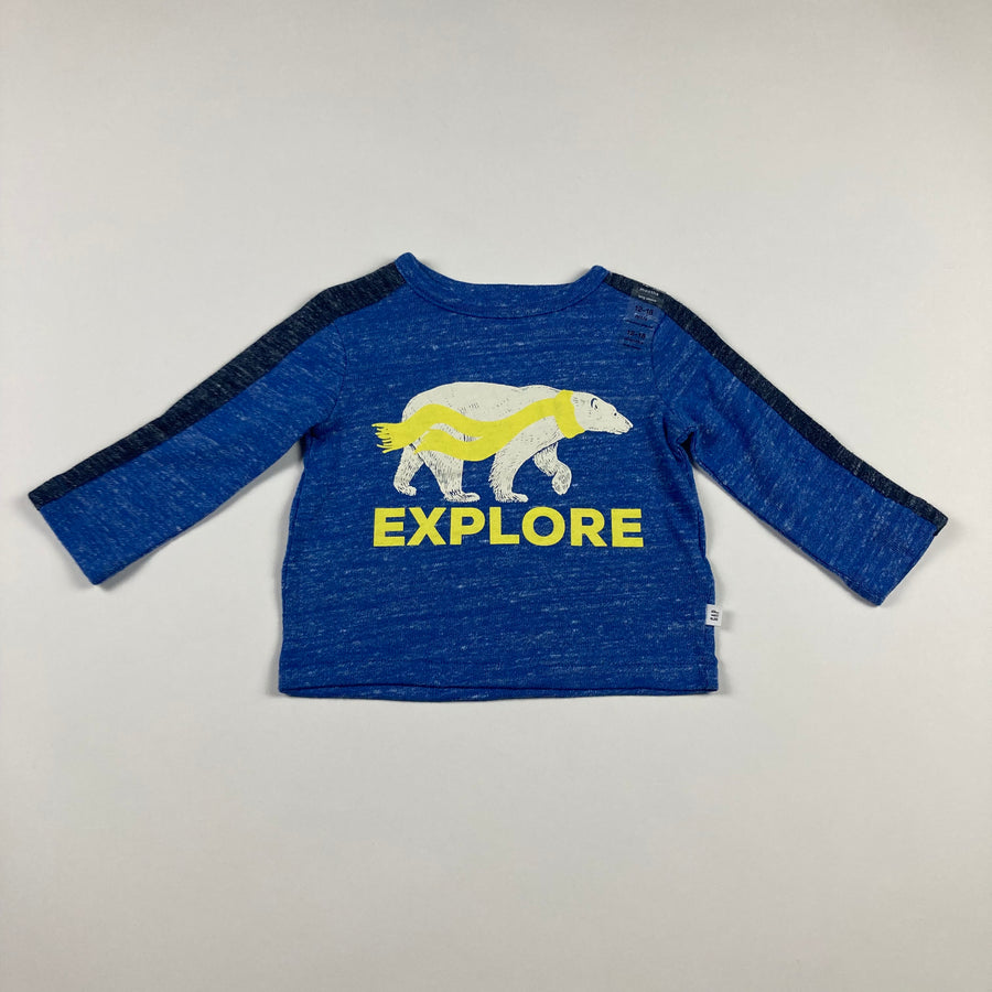 GAP Long Sleeve Top - Size 12-18 Months - Pitter Patter Boutique