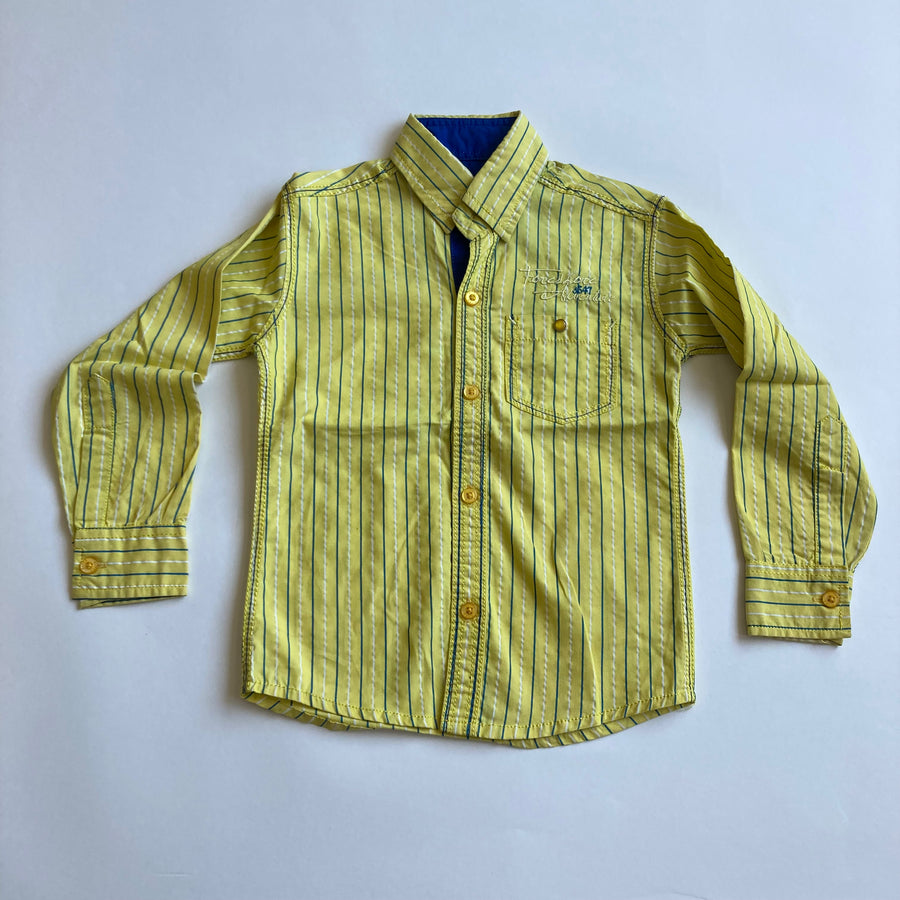 Kites Button Up Shirt - Size 3/4T - Pitter Patter Boutique