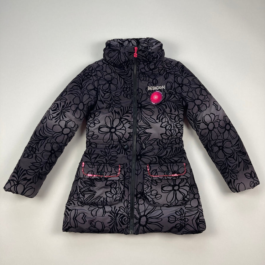 Desigual Mid-Season Jacket - Size 9/10Y - Pitter Patter Boutique